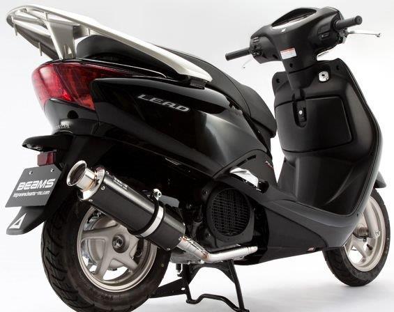 【抽選で最大100％ポイントバック】BEAMS ビームス マフラー フルエキゾースト SS300カーボン リード110 F1 後期モデル B141-08-000