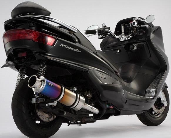 【抽選で最大100％ポイントバック】BEAMS ビームス マフラー フルエキゾースト SS400チタン マジェスティ SG03J B205-12-000