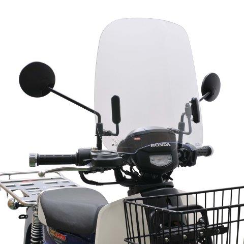 【抽選で最大100％ポイントバック】af アフ 旭風防 ウインドシールド CUB-F3-P スーパーカブ110プロ(JA61)