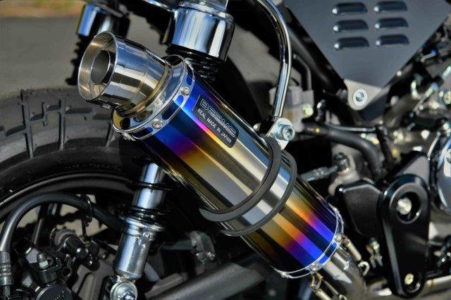 【抽選で最大100％ポイントバック】BEAMS ビームス R-EVOチタンサイレンサー 政府認証 車種：HONDAモンキー125 8BJ-JB03 G1003-53-007