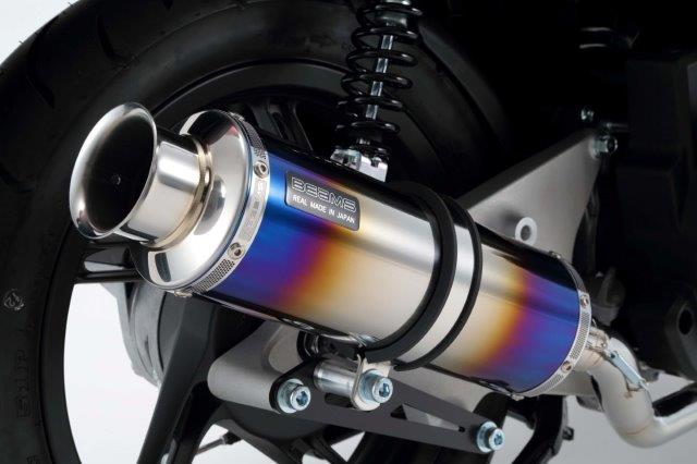 【抽選で最大100％ポイントバック】BEAMS ビームス SS300ヒートチタン 車種：HONDA PCX150 2014~ JBK-KF18 G166-06-000