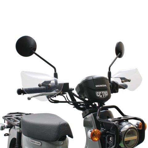 【抽選で最大100％Pバック】af アフ 旭風防 ナックルバイザー HONDA クロスカブ110(JA60) カラークリアー M6-02