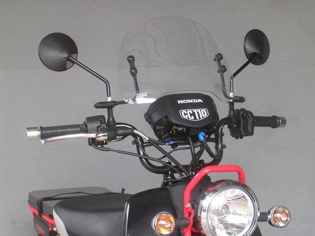 【抽選で最大100％Pバック】af アフ 旭風防 ショートバイザー HONDA クロスカブ EBJ-JA10 カラークリアー SPC-08-C