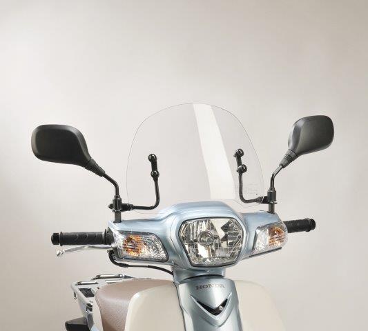 【抽選で最大100％Pバック】af アフ 旭風防 ショートバイザー HONDA スーパーカブ 110 /スーパーカブ 50 カラークリアー SPC-08