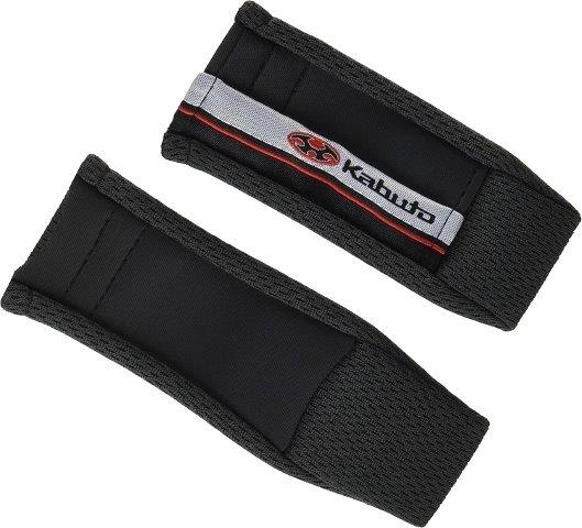 OGK KABUTO オージーケーカブト ヘルメット アクセサリー アサギ アゴヒモカバーセット 色:ダークグレ..