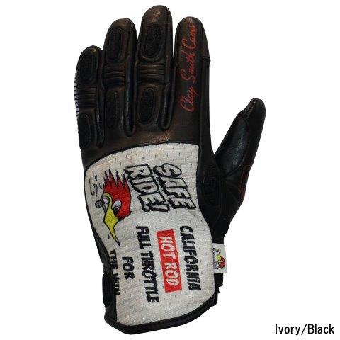 【対象ショップ限定！抽選で最大100％ポイントバック】ORIONACE オリオンエース CLAY SMITH クレイスミス GODSPEED ライディングメッシュグローブ 【Mサイズ】 IV/BK CSY-2810-IV-BK-M