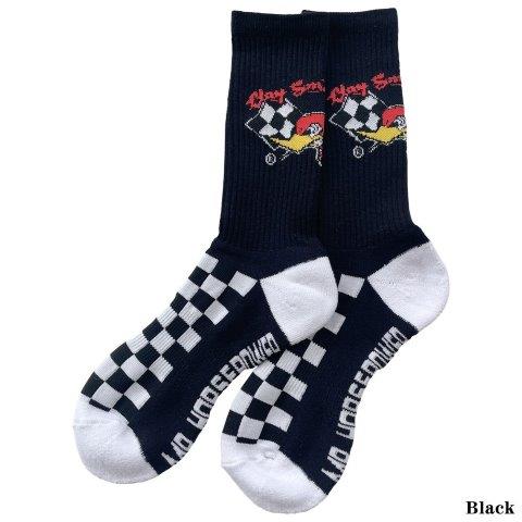 ORIONACE オリオンエース CLAYSMITH クレイスミス CHECKER ソックス BK CSY-2815-BK