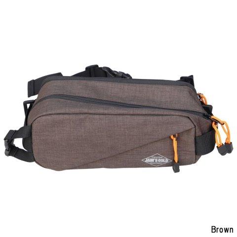 ORION ACE オリオンエース JAM'S GOLD SMOJIN ウエストバッグ ブラウン バッグ JGB-965