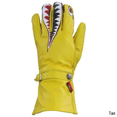 ORION ACE オリオンエース JAM'S GOLD BADGOOD ウィンターレザーグローブ タン M グローブ JGG-992(2.0)