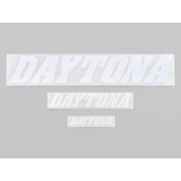 【抽選で最大100％ポイントバック】DAYTONA デイトナ カットステッカー 抜き文字 ホワイト 155mm×30mm 21197
