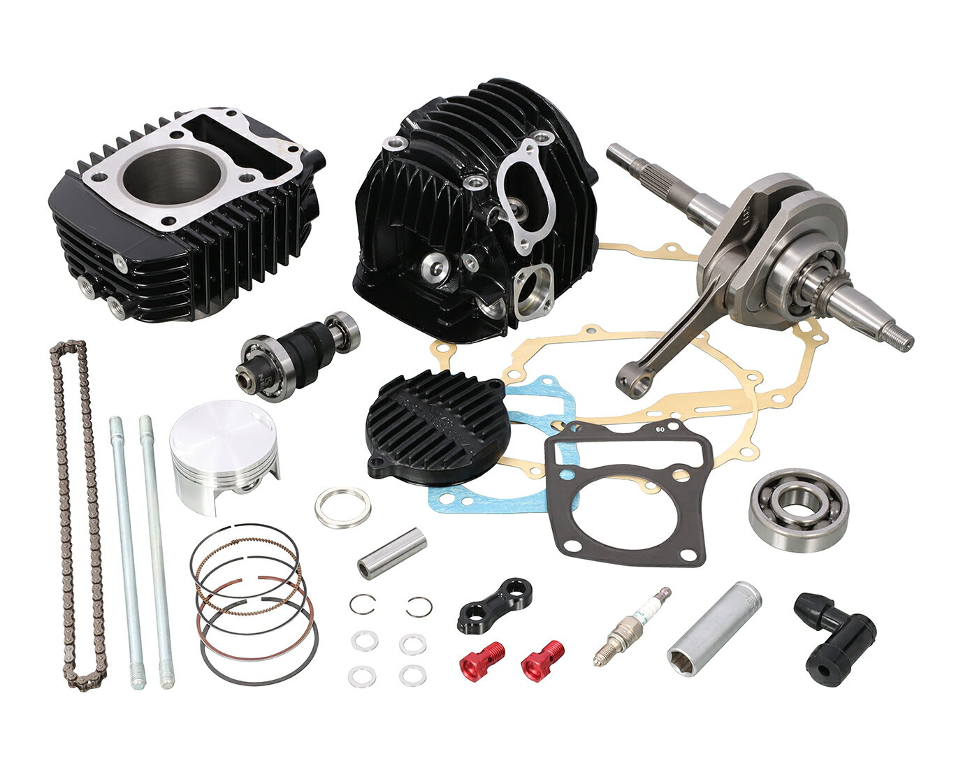 KITACO キタコ 164cc NEO ボアアップ KIT HONDA グロム(JC61/JC75)/モンキー125(JB02)用 ブラック 212-1432750