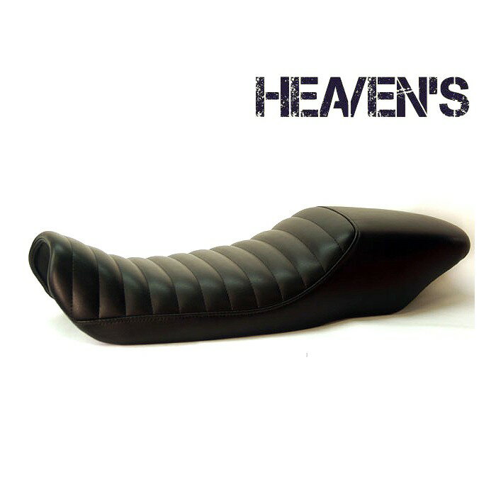 【抽選で最大100％ポイントバック】HEAVENS ヘブンズ HONDA ホンダ FTR223 トラッカーシート ブラック/タックロール FTR01-BK-C