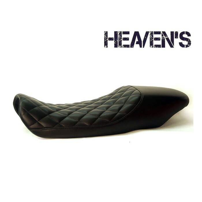【抽選で最大100％ポイントバック】HEAVENS ヘブンズ HONDA ホンダ FTR223 トラッカーシート ブラック/ダイヤ FTR01-BK-DIA