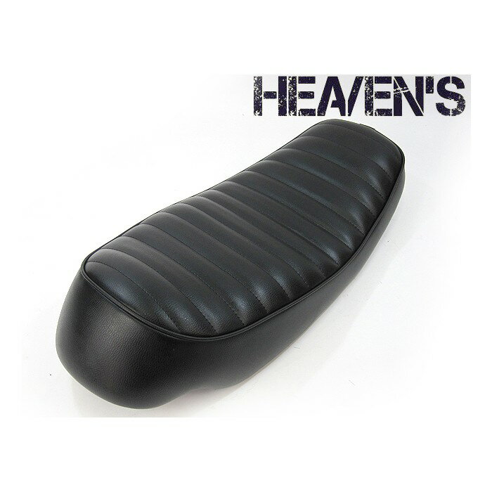 【抽選で最大100％Pバック】HEAVENS ヘブンズ YAMAHA ヤマハ SR400/500 キャニオンシート ブラック/タックロール NewSR-BK-C