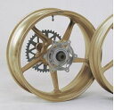 ACTIVE アクティブ ホイール GALE SPEED R 550-17 GLD [TYPE-C] 28275161 ZRX1200 01-08 (リムセンター0mmオフセット チェーンライン5mmオフセット)