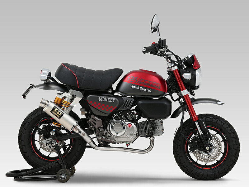 【抽選で最大100％ポイントバック】YOSHIMURA ヨシムラ マフラー Monkey125(21-22/23) 機械曲 GP-MAGNUMサイクロン TYPE-DOWN EXPORT SPEC 政府認証 SSF サテンフィニッシュカバー 110A-44F-5U31