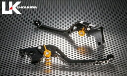 U-KANAYA ユーカナヤ スタンダードタイプ ロングアルミビレットレバー左右セット KAWASAKI ニンジャ H2 SX 2018-2021 : ニンジャ H2 SX SE 2018-2021 : ニンジャ H2 SX SE+ 2019-2021 KA079-136-0111-14 レバーカラー：マットブラック アジャスターカラー：マットブルー