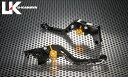 U-KANAYA ユーカナヤ GPタイプ ショートアルミビレットレバー左右セット KAWASAKI Z H2 SE KA078-137-0607-06 レバーカラー:グリーン アジャスターカラー:チタンカラー