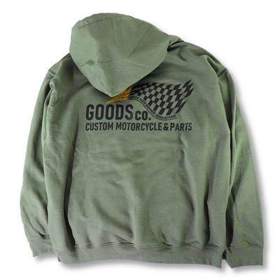 GOODS グッズ GOODS Thunderbird HOODIE /Olive /XL-size GA-00294(2)