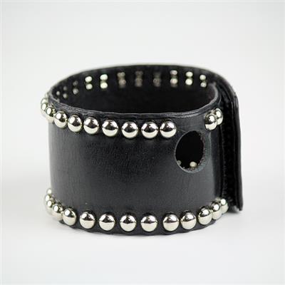 GOODS グッズ Leather Meter Cover　スタッズ/SILVER　60φトリップ付メーター対応 KYC-00023