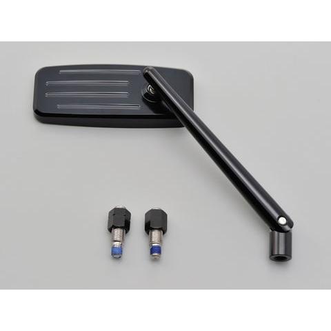 在庫有り当日発送 DAYTONA デイトナ HIGHSIDER ハイサイダー ロッドミラー ACTION ブラック 98585