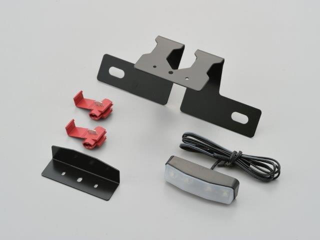 DAYTONA デイトナ LEDライセンスランプ スクエアタイプ ナンバー角度向き45° 75646