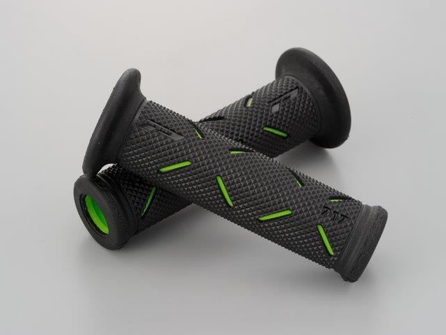 DAYTONA デイトナ PROGRIP プログリップ 耐振GELシリーズ #717（全長122mm）ブラック/グリーン 98040