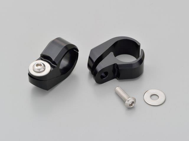 DAYTONA デイトナ アクセサリークロスバー クランプセット ブラック Φ22.2ハンドル用 99445