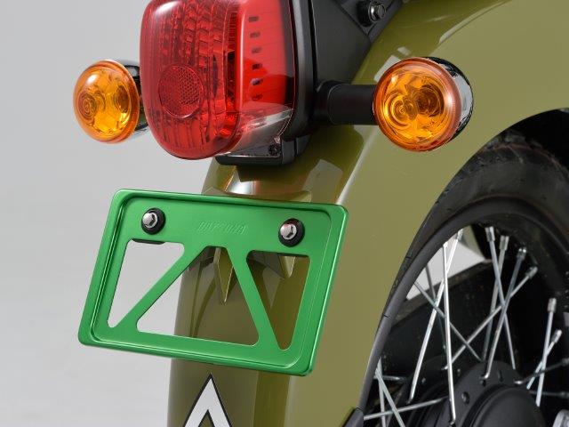 DAYTONA デイトナ 軽量ナンバープレートホルダー グリーン S 99626