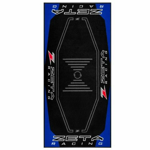 DIRTFREAK ダートフリーク レーシングマット フロアマット 100x220cm ZETA BLUE/BLACK G6005