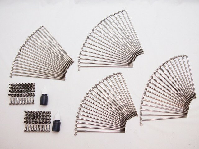 ステンレススポークセット(F19 R18) ドレミコレクション 11178