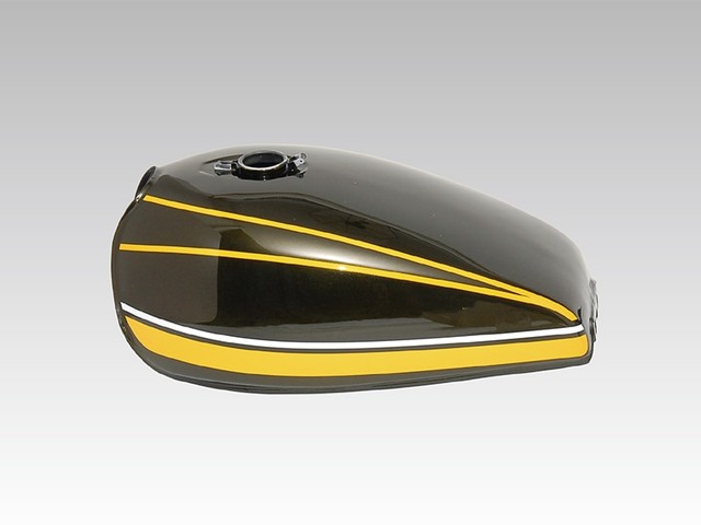 ゼファー400χ Z2タイプスチールタンクセット(Z2キャップ仕様)黄タイガー ドレミコレクション 17015