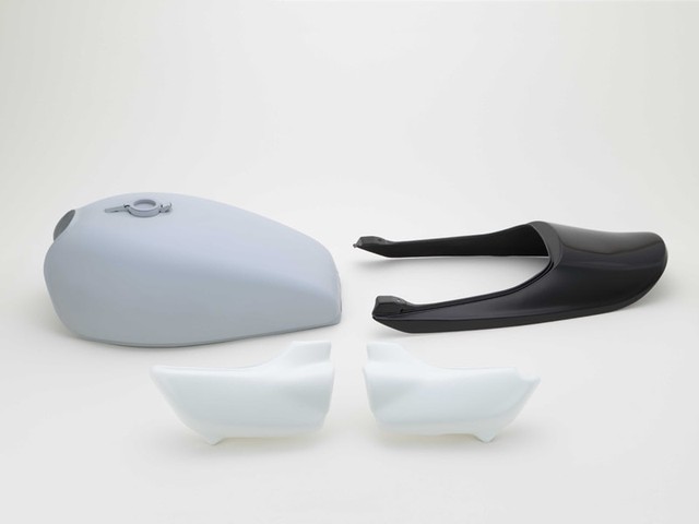 ゼファー400χ Z2タイプスチールタンクセット(Z2キャップ仕様)ペイントベース ドレミコレクション 17023