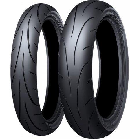 DUNLOP ダンロップ バイク用 フロント/リア共用 タイヤ 350296 Q-LITE 90/80-17 M/C 46S F/R TL