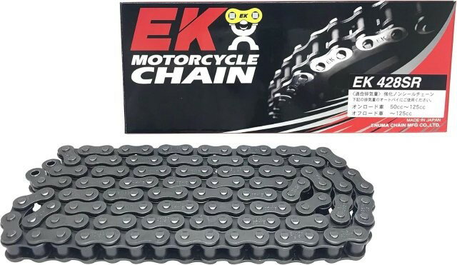 江沼チェーン EK チェーン/サイズ : 428SR/リンク数 : 90/付属ジョイント : SPJ/ジョイントタイプ : ク..