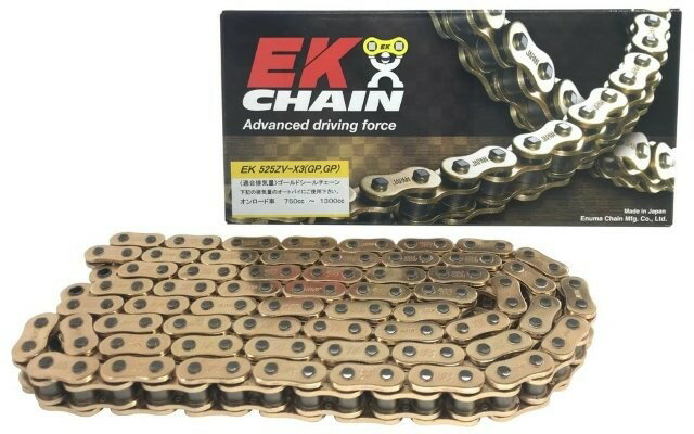 /江沼チェーン EK チェーン/サイズ : 525ZV-X3(GP;GP)/リンク数 : 98/ジョイント : MLJ/ジョイントタイプ : カシメ
