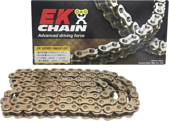 /江沼チェーン EK チェーン/サイズ : 520RR/SM(GP;GP)/リンク数 : 114/ジョイント : SKJ/ジョイントタ..