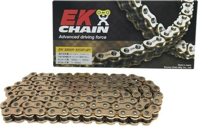 /江沼チェーン EK チェーン/サイズ : 520SR-X2(GP;GP)/リンク数 : 118/ジョイント : SLJ/ジョイントタイプ : スクリュSLJ