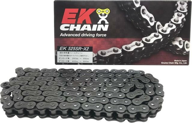 ※画像はイメージでございます。ブランド名 : EK チェーンサイズ : 525SR-X2リンク数 : 118ジョイント : SKJジョイントタイプ : 圧入クリップカラー : スチールJANコード : 4571291827066※タイトルに在庫有り商品の場合、複数店舗で同時に販売しておりますので、ご注文を頂きました時点で稀に他店舗にて完売してしまい、欠品となってしまう場合がございます。今後の入荷予定も確認させて頂き、入荷困難な場合は誠に勝手ながらご注文のお取消しをさせて頂く場合がございます。※在庫管理につきましては、出来る限りのこまめな更新を心掛けておりますが、リアルタイムでの更新が困難な為、万が一欠品の際はご了承頂けます様宜しくお願いいたします。また、メーカー価格が常に変動しておりますので、価格が変わってしまっている商品があった場合、ご注文後にご連絡する場合がございます。※商品ページ作成時には細心の注意を払い作成をしておりますが、商品説明文や販売価格等の記載ミスにより、お客様に間違った情報を提供してしまう可能性もございます。その場合、誤記載内容によっては、お客様に連絡後お取引を一旦キャンセル処理をさせていただく場合がございます。予めご了承頂けます様宜しくお願いいたします。※商品のご注文にあたり、予めお客様ご自身でメーカーホームページでお調べ後、品番確認後ご注文頂けます様宜しくお願いいたします。品番違いによる商品返品、返金、補填等は一切出来ませんのでご了承下さい。※メーカー側で後継品番や代替品品番に変更となる場合もございますので、予めご了承下さい。※商品ページタイトルに在庫ありの記載が無い商品は、メーカー取り寄せとなっております。※メーカー欠品・販売中止・仕様変更等により商品がご用意出来ない場合もございます。その場合ご注文のキャンセル、または変更にて対応させて頂く場合がございます。また、メーカー欠品時、入荷まで長らくお時間を頂く場合がございます。納期日程を問い合わせにてご連絡させて頂きますので宜しくお願いいたします。