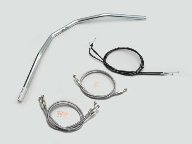 HARRICANE ハリケーン スーパートラッカー ハンドルSET CB1300SB(05~09 ABS無し車) クロームメッキ H00..