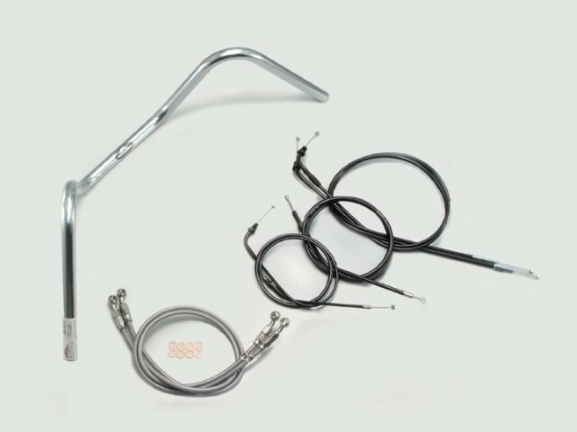 HARRICANE ハリケーン 200アップ1型 ハンドルSET CB750(RC42) クロームメッキ H005-010C
