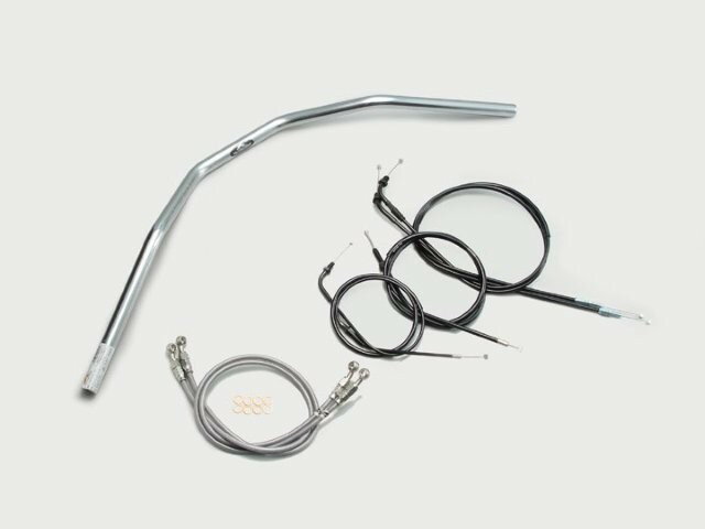HARRICANE ハリケーン スーパートラッカー ハンドルSET CB750(RC42) クロームメッキ H005-032C