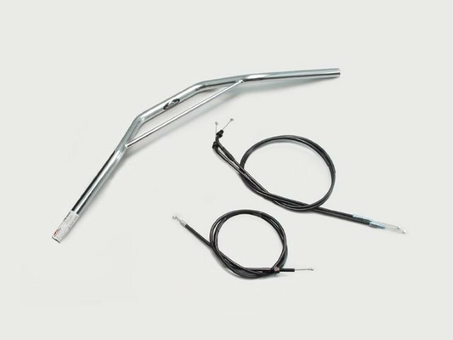 HARRICANE ハリケーン トラッカースペシャル ブリッジ付 ハンドルSET CB750(RC42) クロームメッキ H005-034C