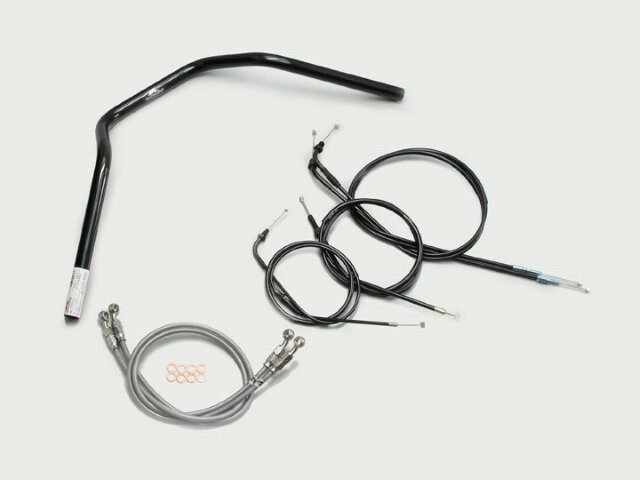 HARRICANE ハリケーン ナロー3型 ハンドルSET CB750(RC42) ブラック H005-047B