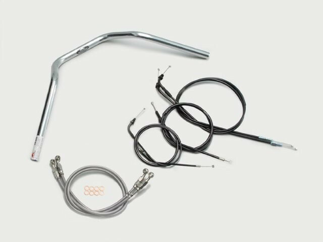HARRICANE ハリケーン ナロー3型 ハンドルSET CB750(RC42) クロームメッキ H005-047C
