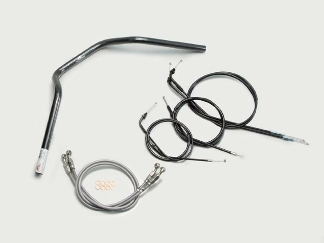 HARRICANE ハリケーン POLICE 3型 ハンドルSET CB750(RC42) ブラック H005-067B