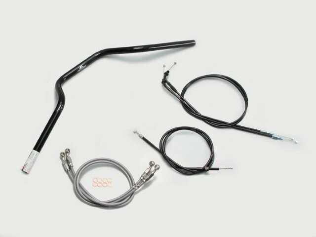 HARRICANE ハリケーン ヨーロピアン3型 ハンドルSET CB750(RC42) ブラック H005-072B
