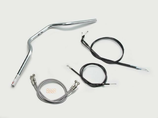 HARRICANE ハリケーン ヨーロピアン3型 ハンドルSET CB750(RC42) クロームメッキ H005-072C