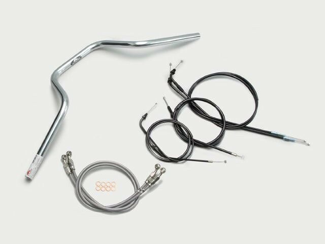 HARRICANE ハリケーン ヨーロピアン4型 ハンドルSET CB750(RC42) クロームメッキ H005-073C