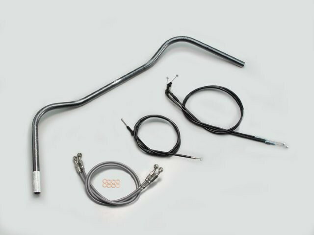 HARRICANE ハリケーン ワイドローオールド2型 ハンドルSET CB750(RC42) ブラック H005-075B